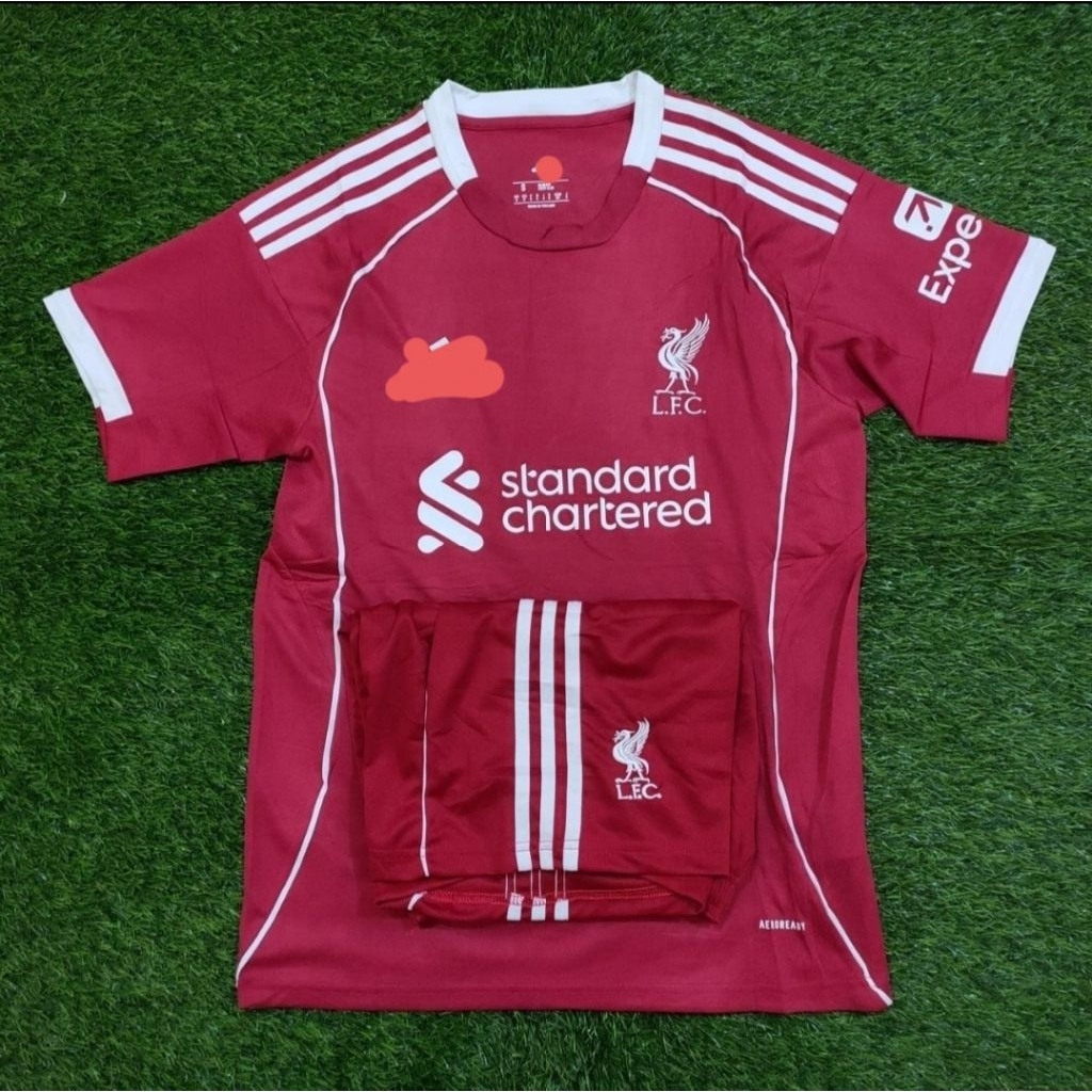 Stelan Setelan Jersey Kaos Baju Sepak Bola Liverpool Liverpul Liverpol Ipul LFC Home Away 3rd Third 