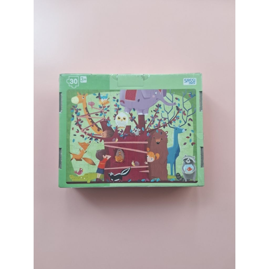 Giant Puzzle and Book The Animal Tree Board book