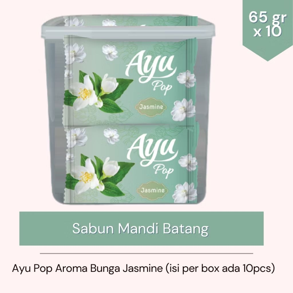 Sabun Mandi Batang AYU POP JASMINE ISI 10