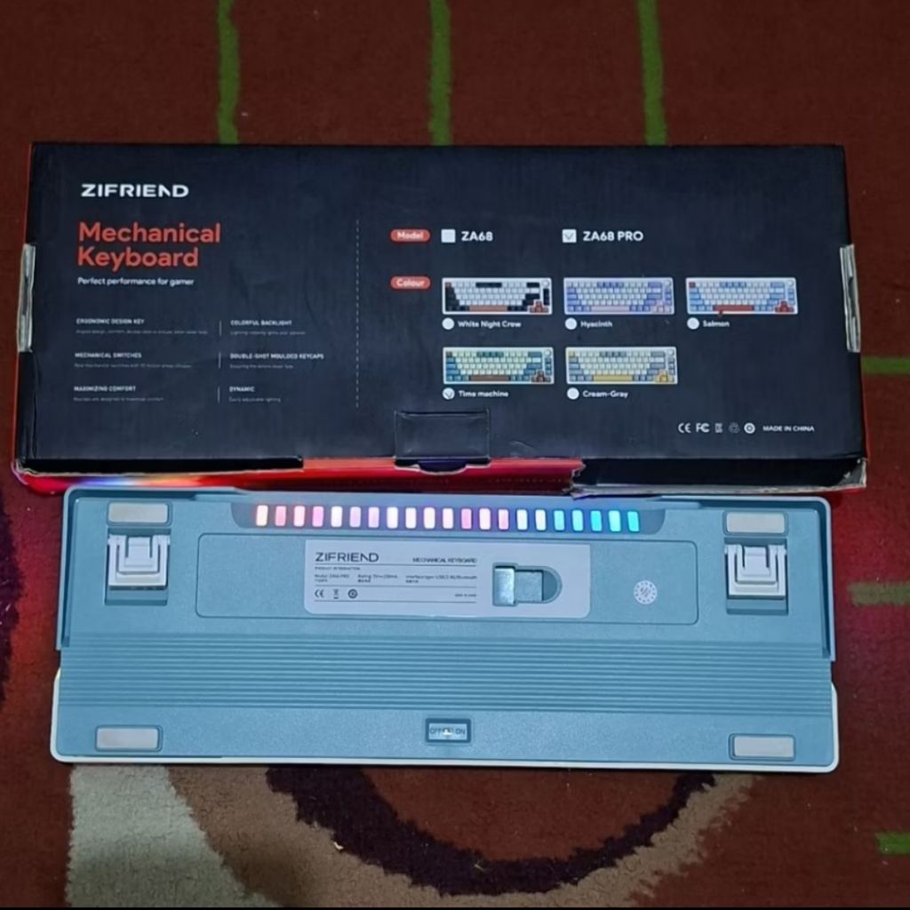 Keyboard Zifriend ZA68 Pro Wireless 65%