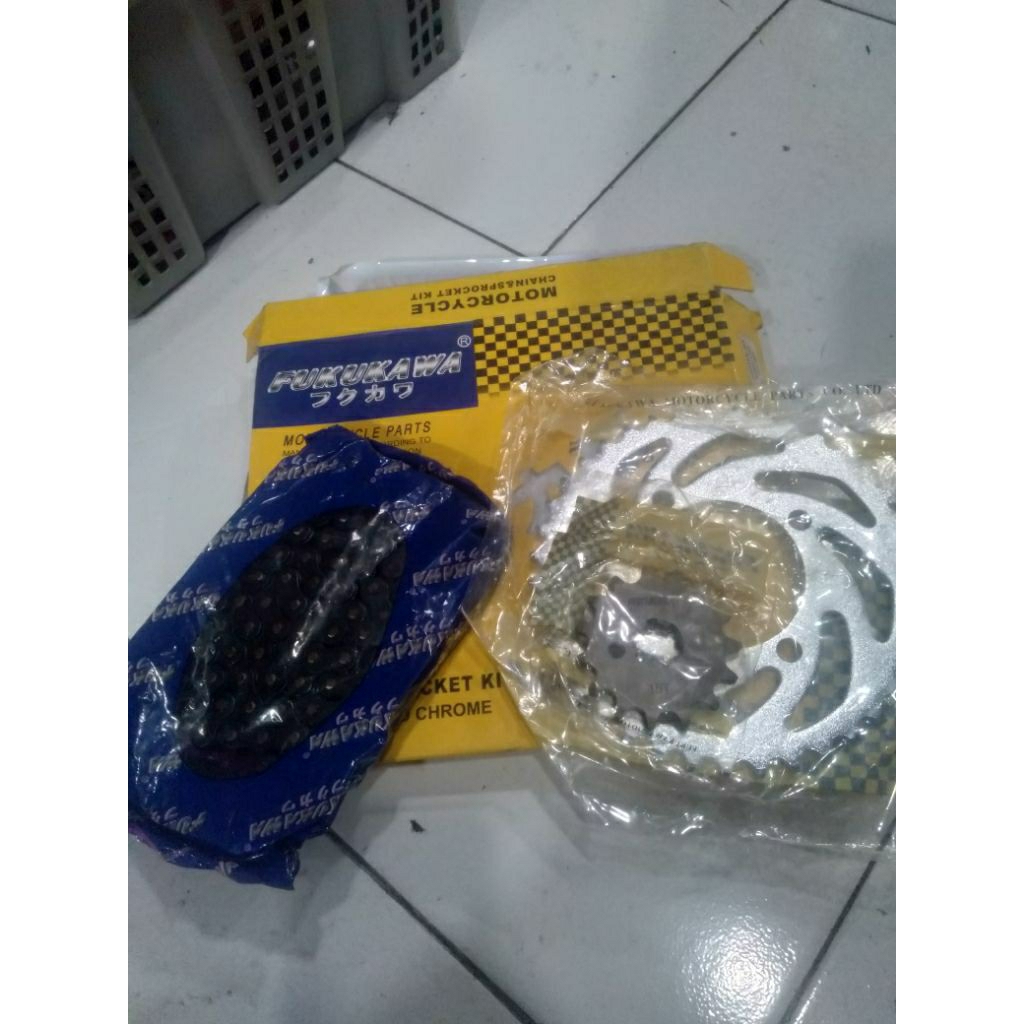 1set rantai & gir Yamaha jupiter mx