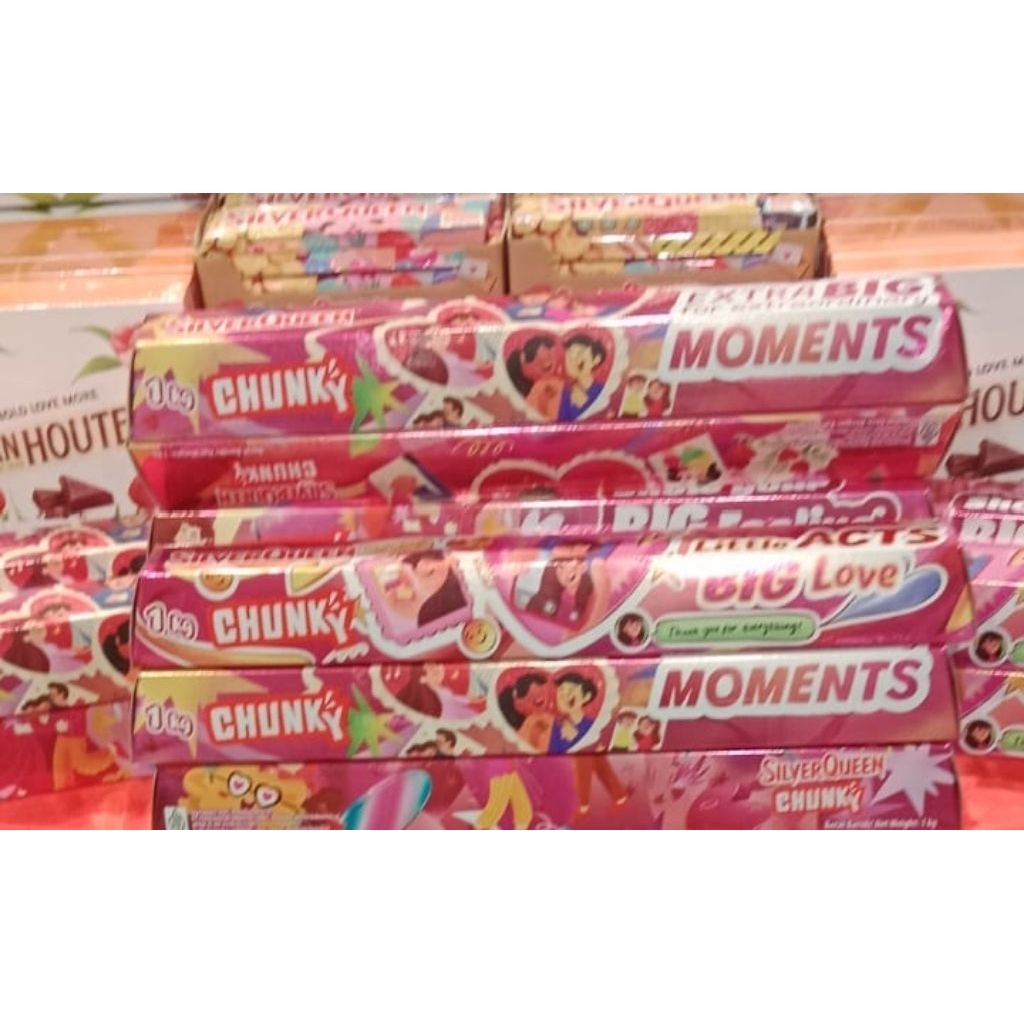 SILVERQUEEN CHUNKY cokelat BAR 1KG THE KING CHOCOLATE