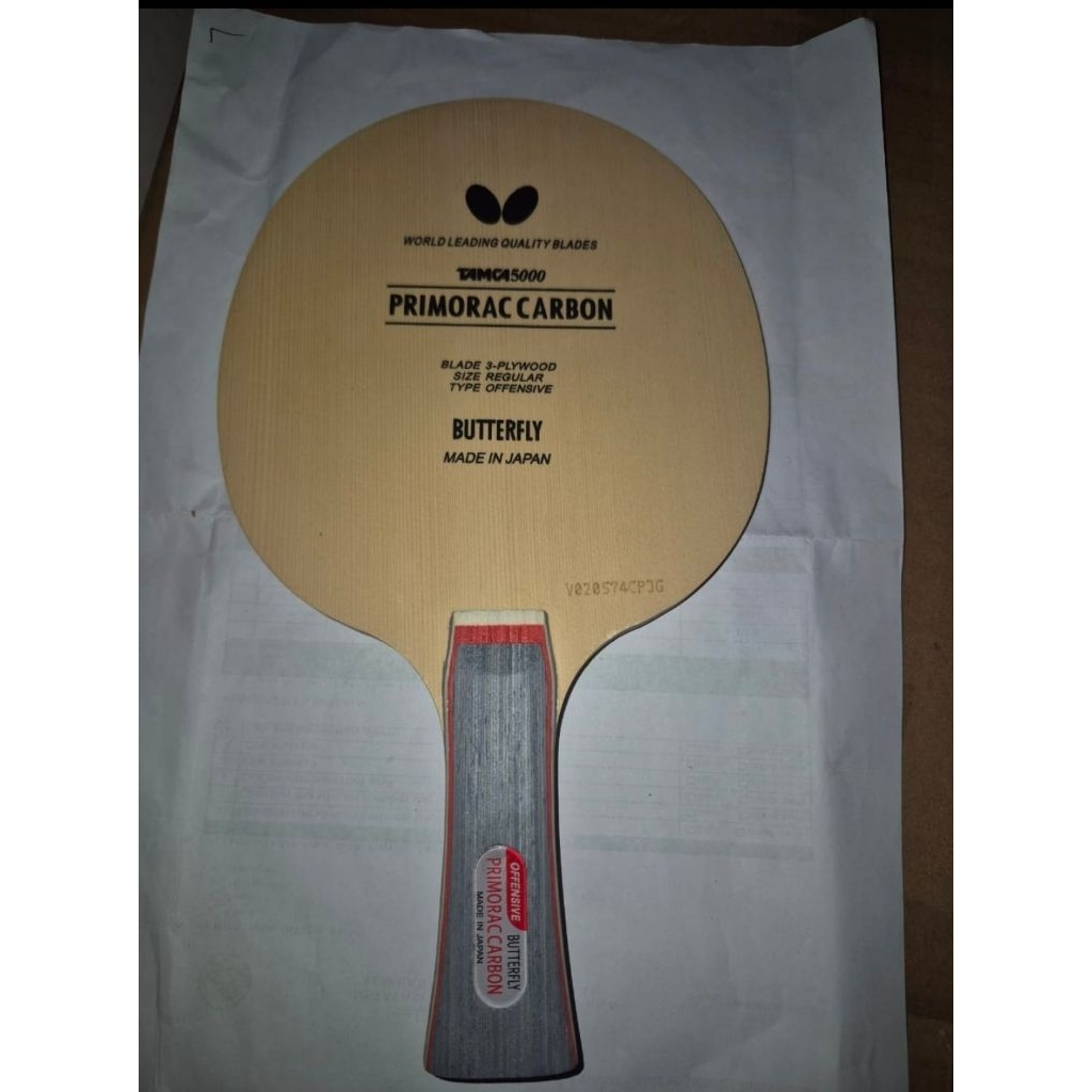 bet pingpong butterfly Primorac carbon tamca 5000