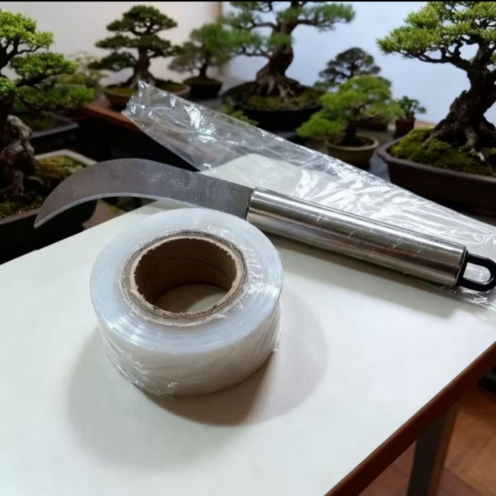 paket Pisau Tanaman Okulasi Grafting & Grafing Tape Cangkok / Alat Berkebun