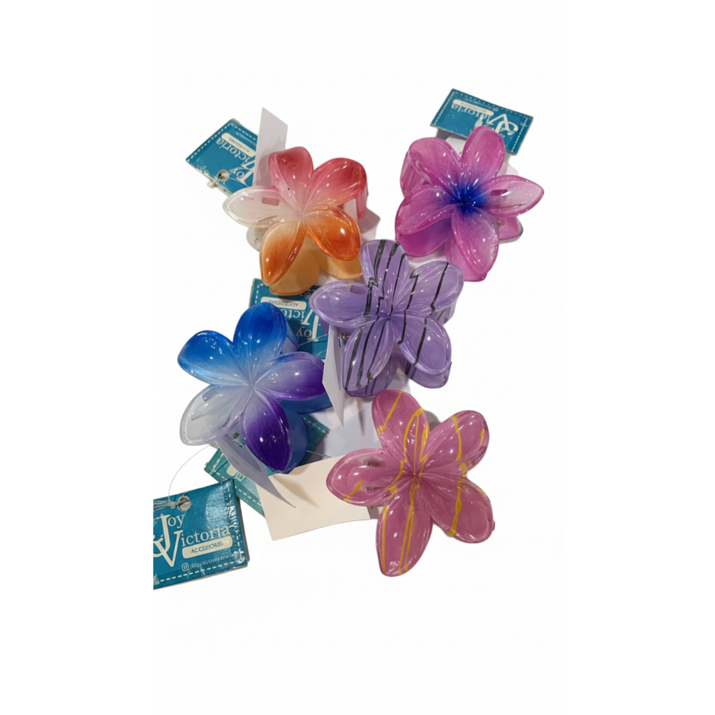 JEPIT SALON KAMBOJA 8CM MIX LACC