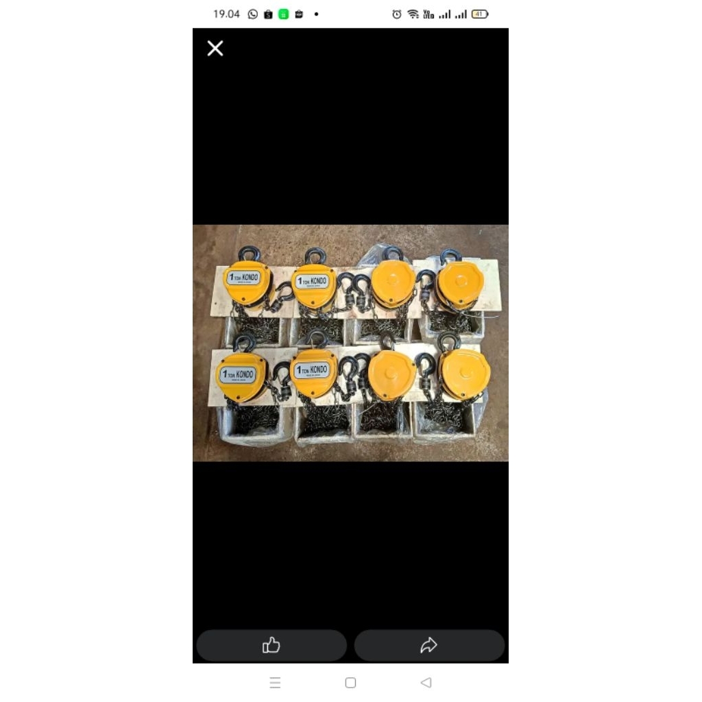 katrol..kerekan...chain block