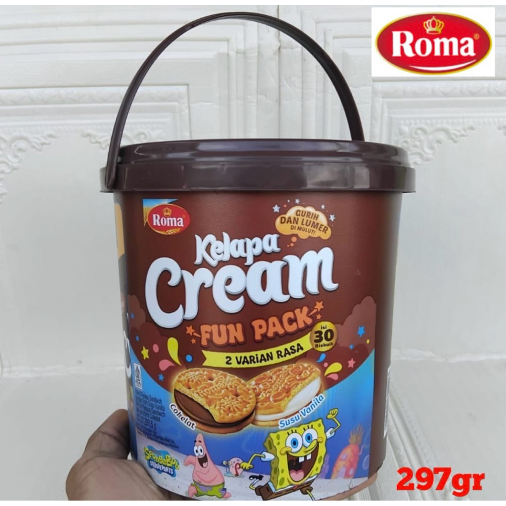 Roma Kelapa Cream Coklat Fun Pack