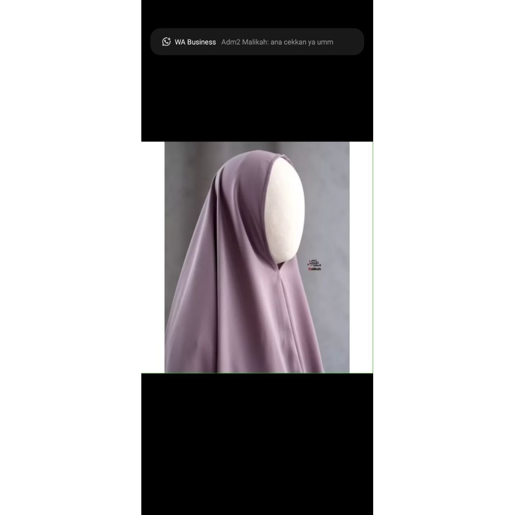Khimar malikah Nawal non pet jumbo