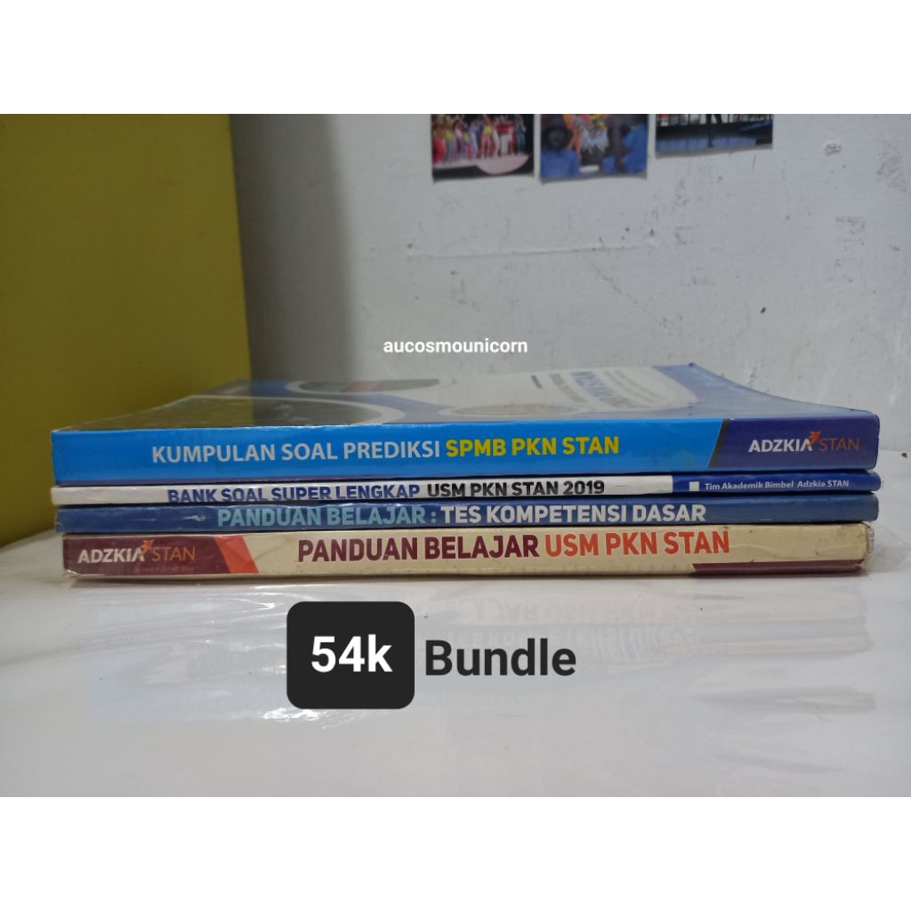Preloved Buku Latihan Soal Adzkia STAN (Bundle 4 pc)