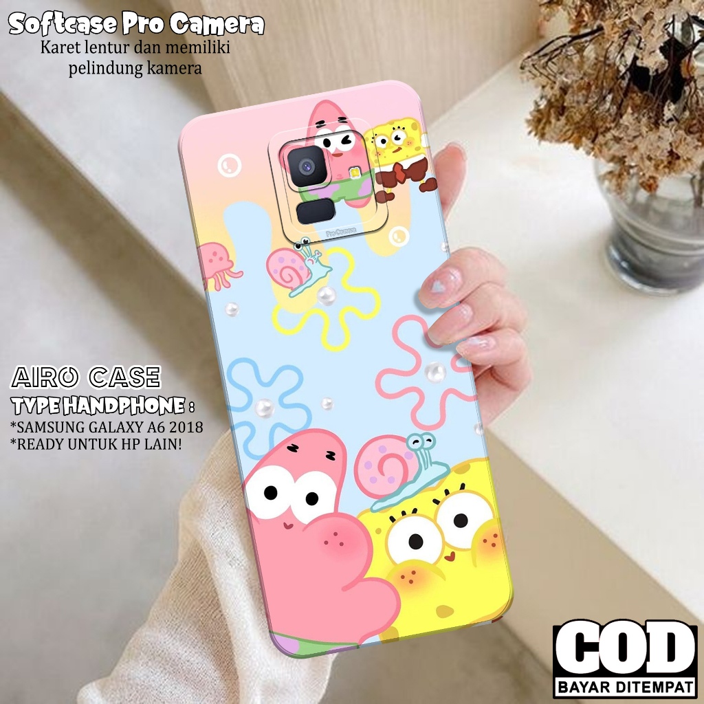 Softcase SAMSUNG GALAXY A6 2018 Terbaru Case SAMSUNG GALAXY A6 2018 Fashion Case KARTUN Casing SAMSU