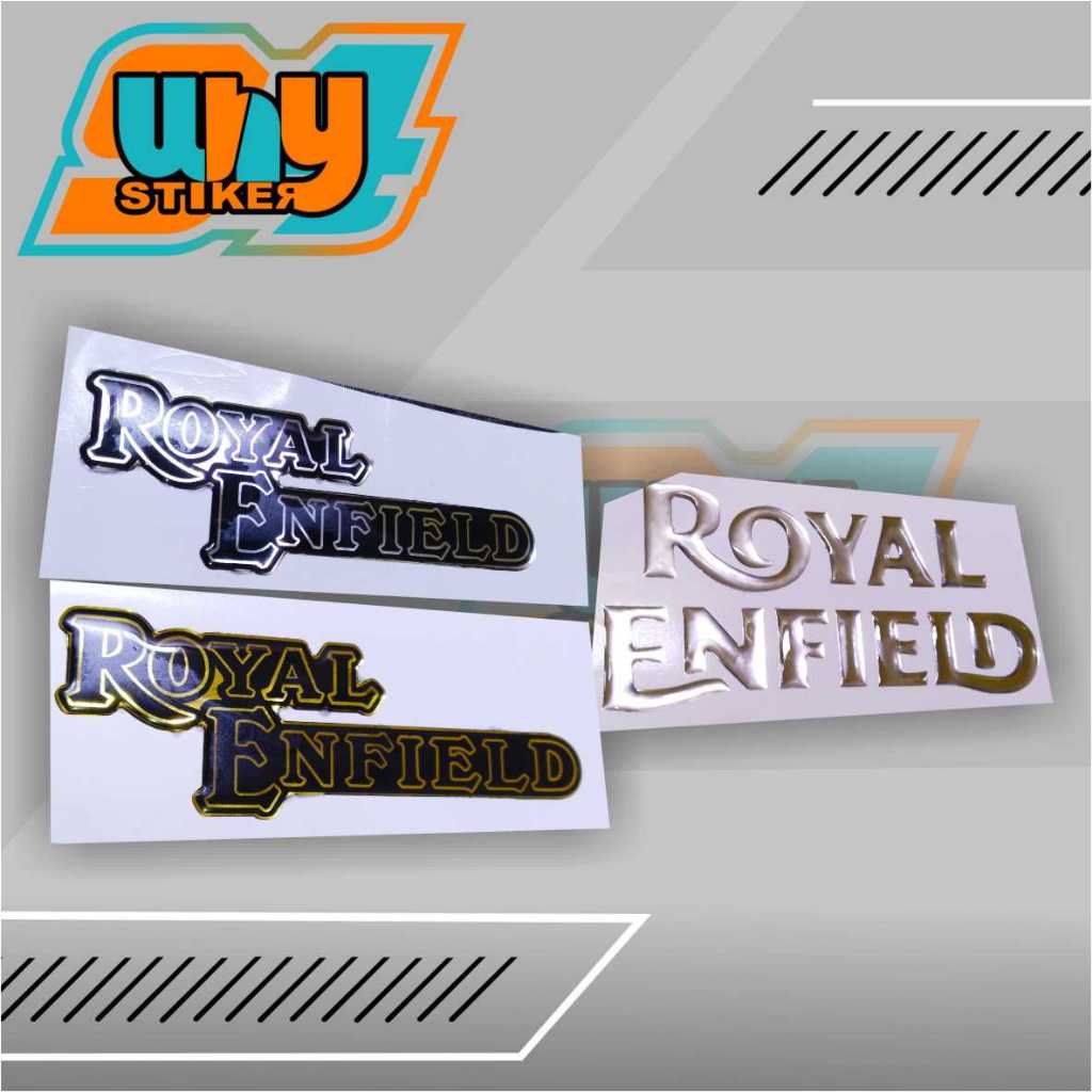 Sticker Stiker Timbul Logo Royal Enfield stiker timbul motor royal enfield
