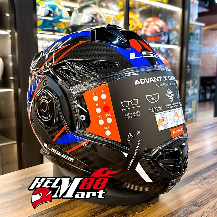 LS2 FF901 Advant-X CARBON FUTURE - Helm LS2 Advant X Modular Convertible
