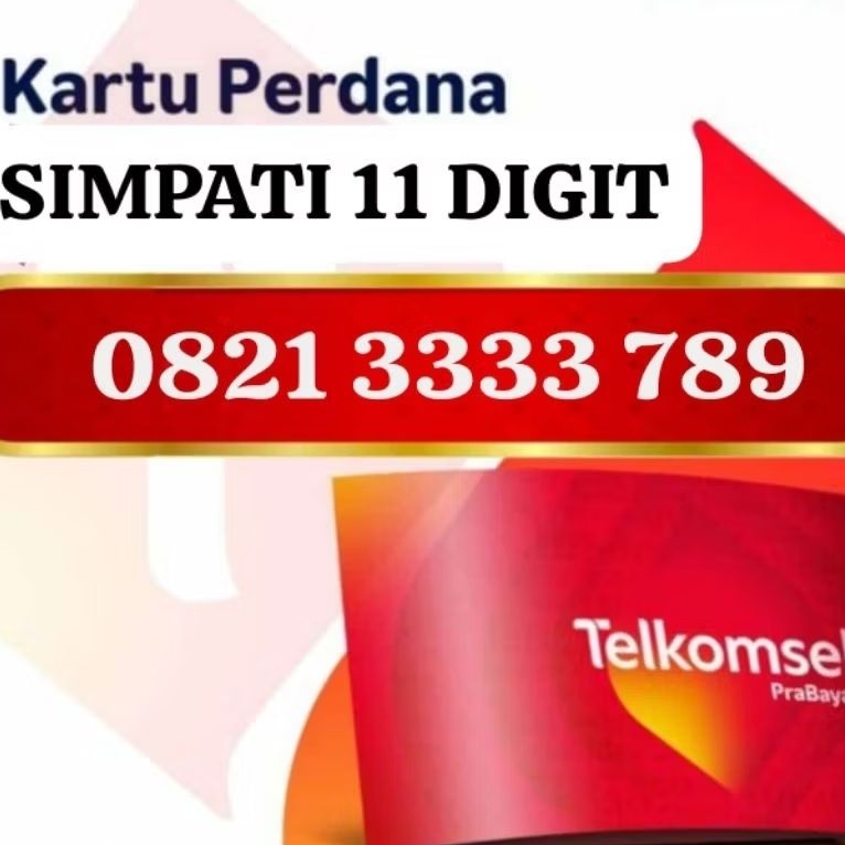 Nomor Cantik SIMPATI 11 Digit 789 / 3333 789