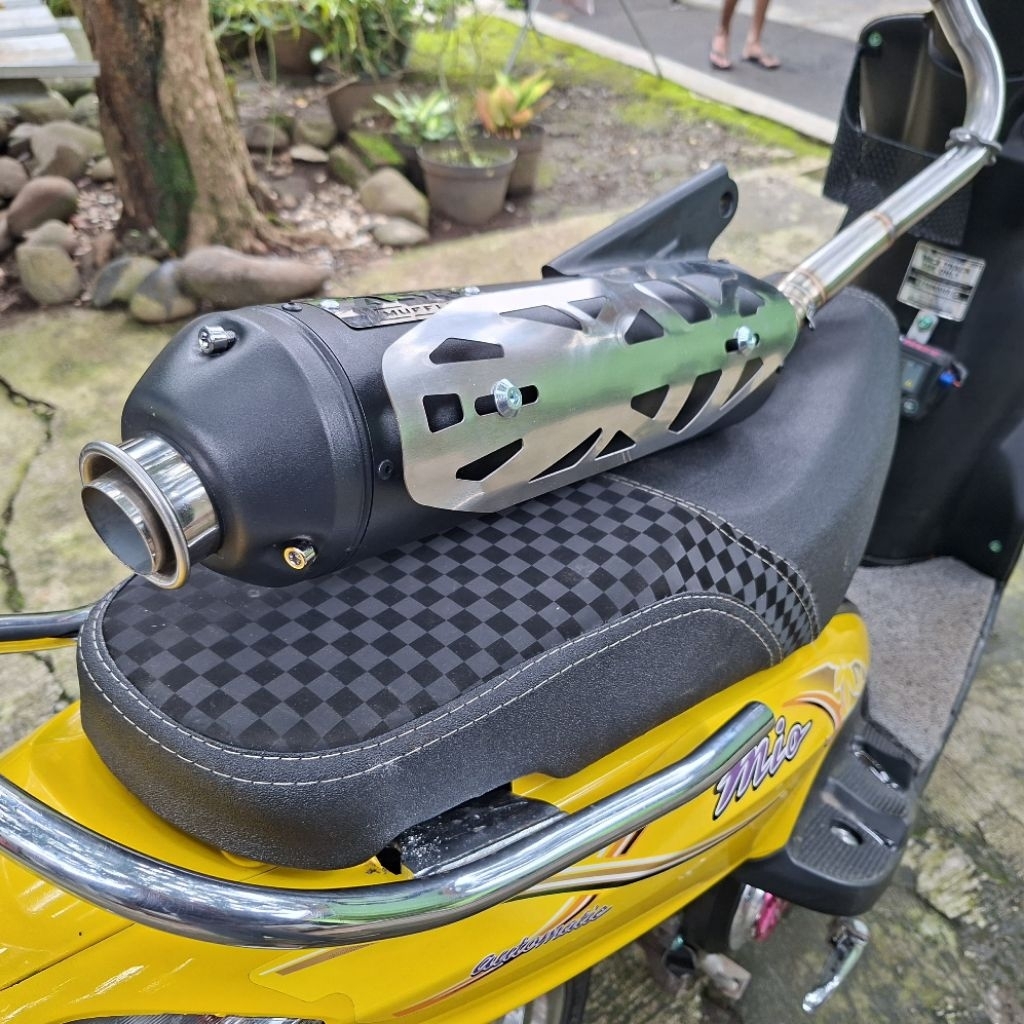 Knalpot Racing moncong shijiro bas adem inlet 38 ASR MUFFLER