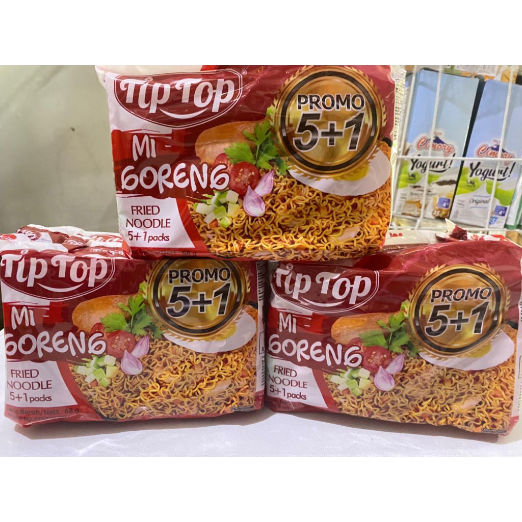 tip top mie goreng pack isi 5+1