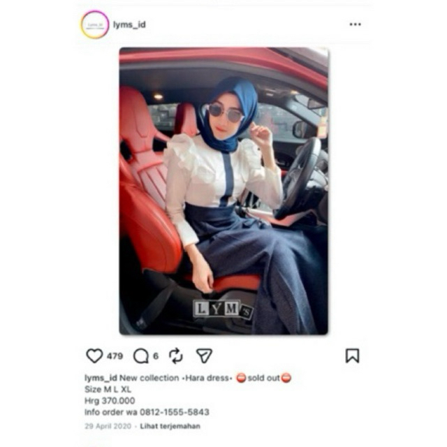 Preloved Hara Dress By.lyms Lyms.id Liana Lyms