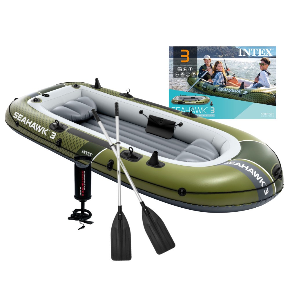 Perahu Karet Intex Seahawk 3 - Ideal untuk Berenang dan Petualangan di Air