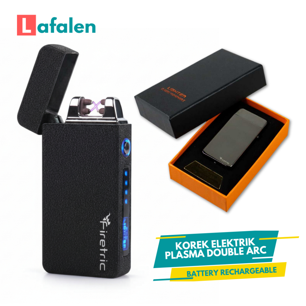 Korek Api | Korek Elektrik | Korek Api Elektrik Plasma USB Double Arc Lighter