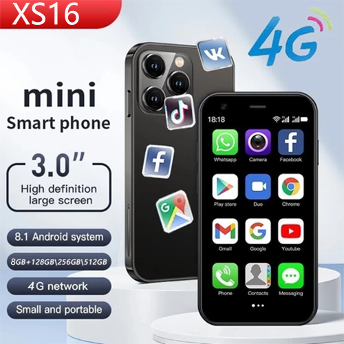 HP Mini Android ram 12/512G Smartphone jaringan 4G Garansi Termurah XS 16