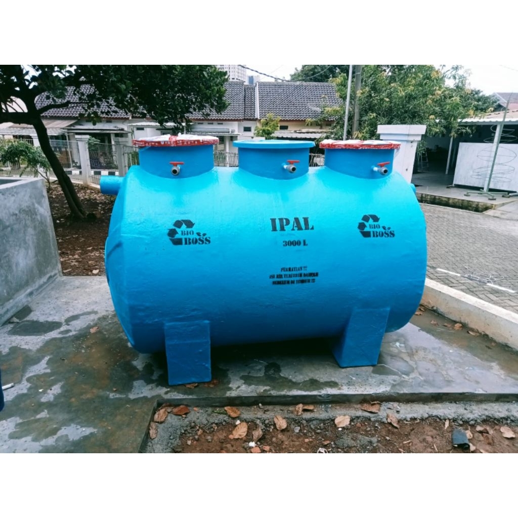 IPAL MBG 3000 LITER BIO BOSS(HARGA TANGKI SAJA)