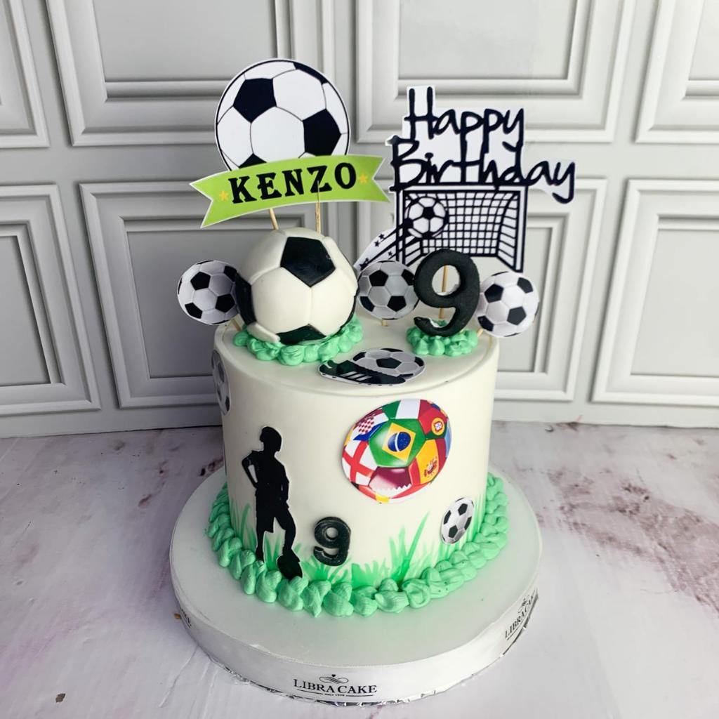 Kue Ulang Tahun/Birthday Cake/Kue Ulang Tahun Tema Bola/Kue Birthday Jakarta/Kue Tema Anak Laki-Laki