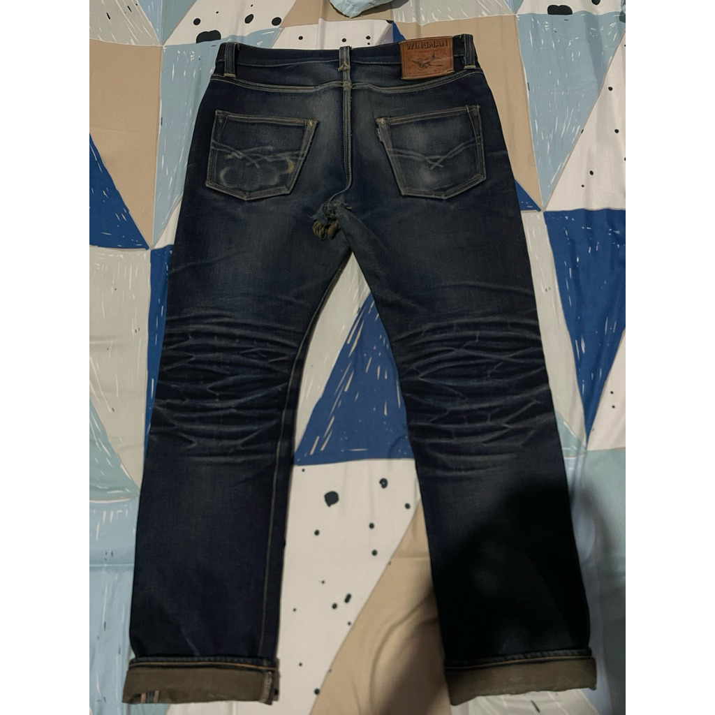 WINGMAN DENIM IDXBROWN SELVEDGE JEANS