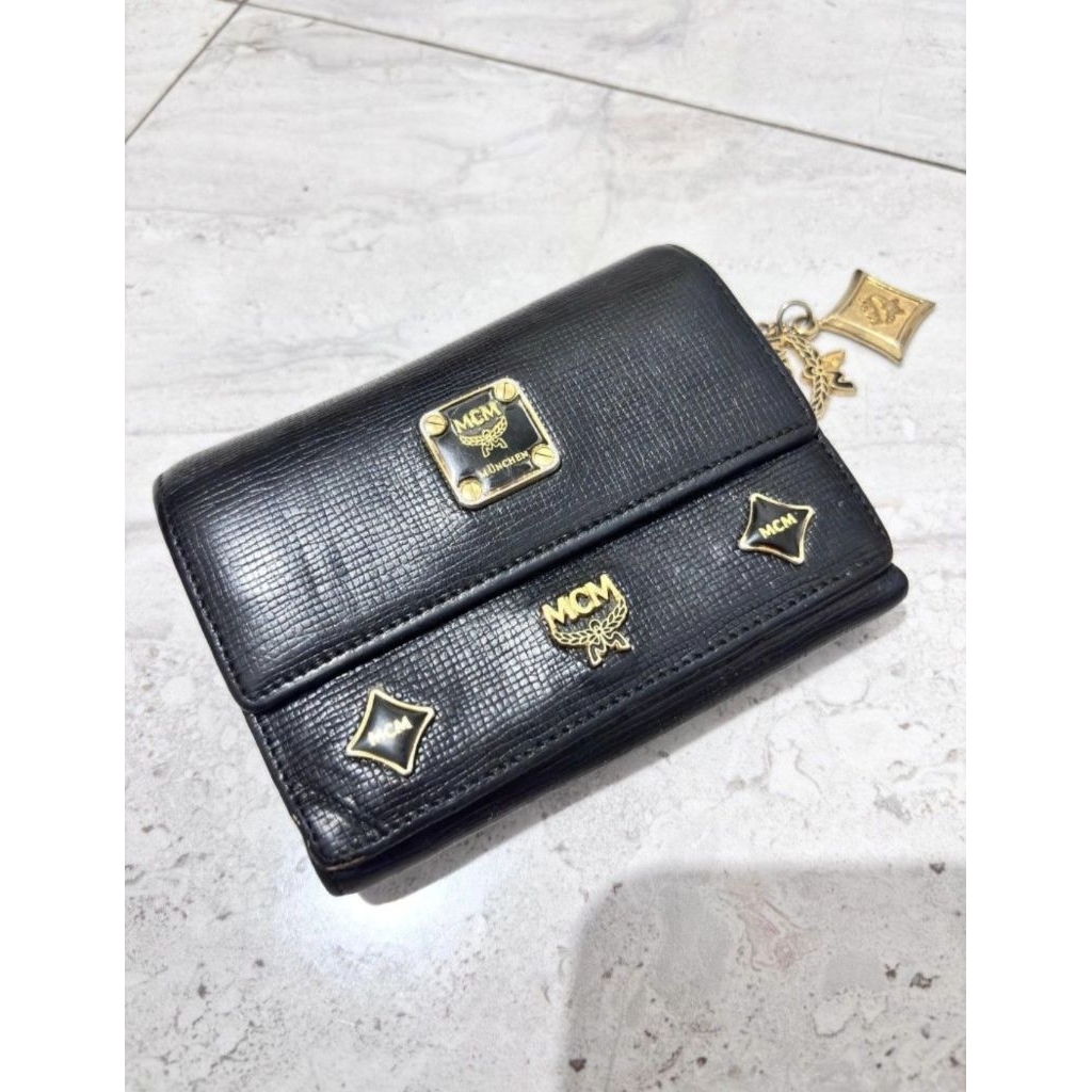 Dompet Wanita MCM Hitam Second