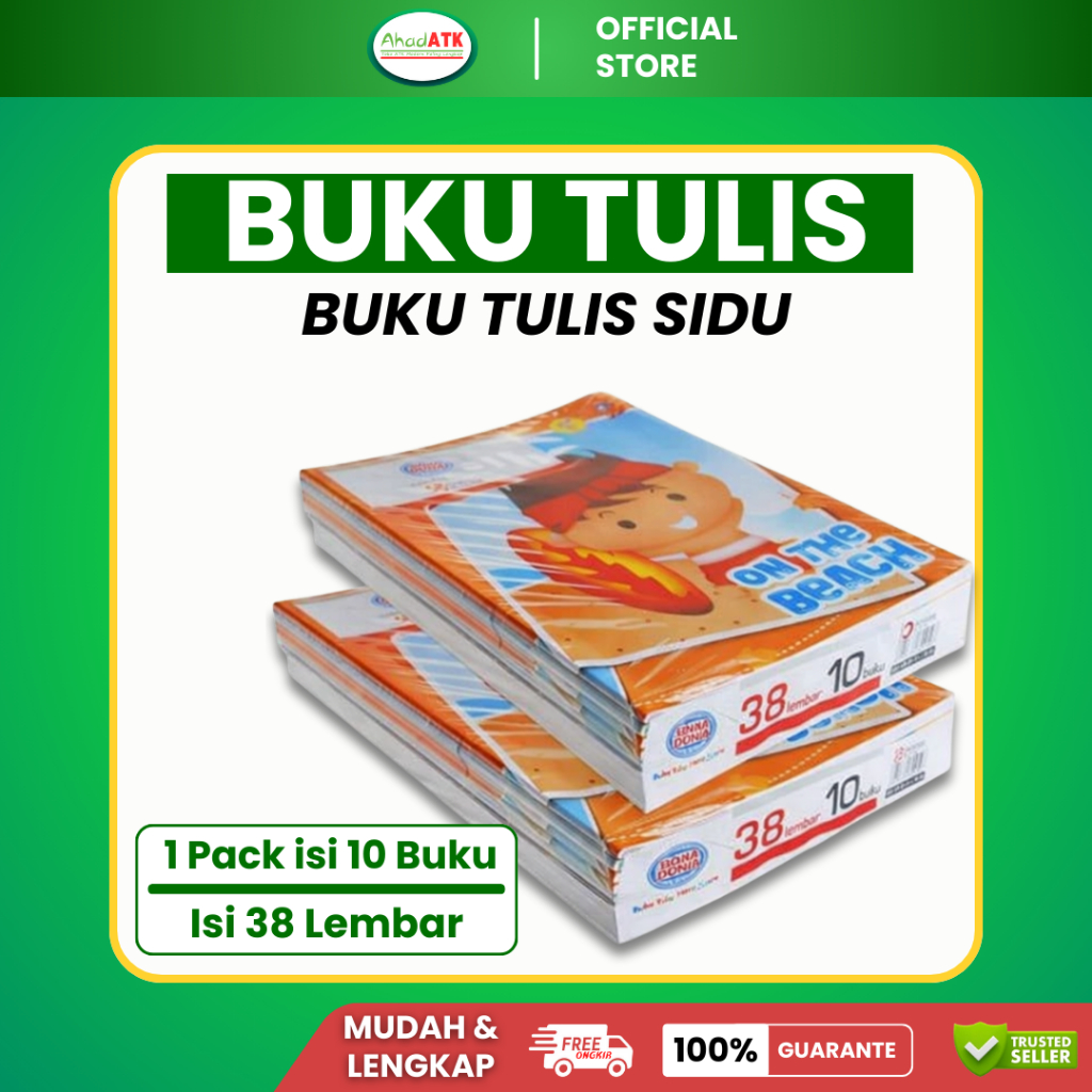Buku Tulis Sidu 38 Lembar / Buku Tulis Sekolah