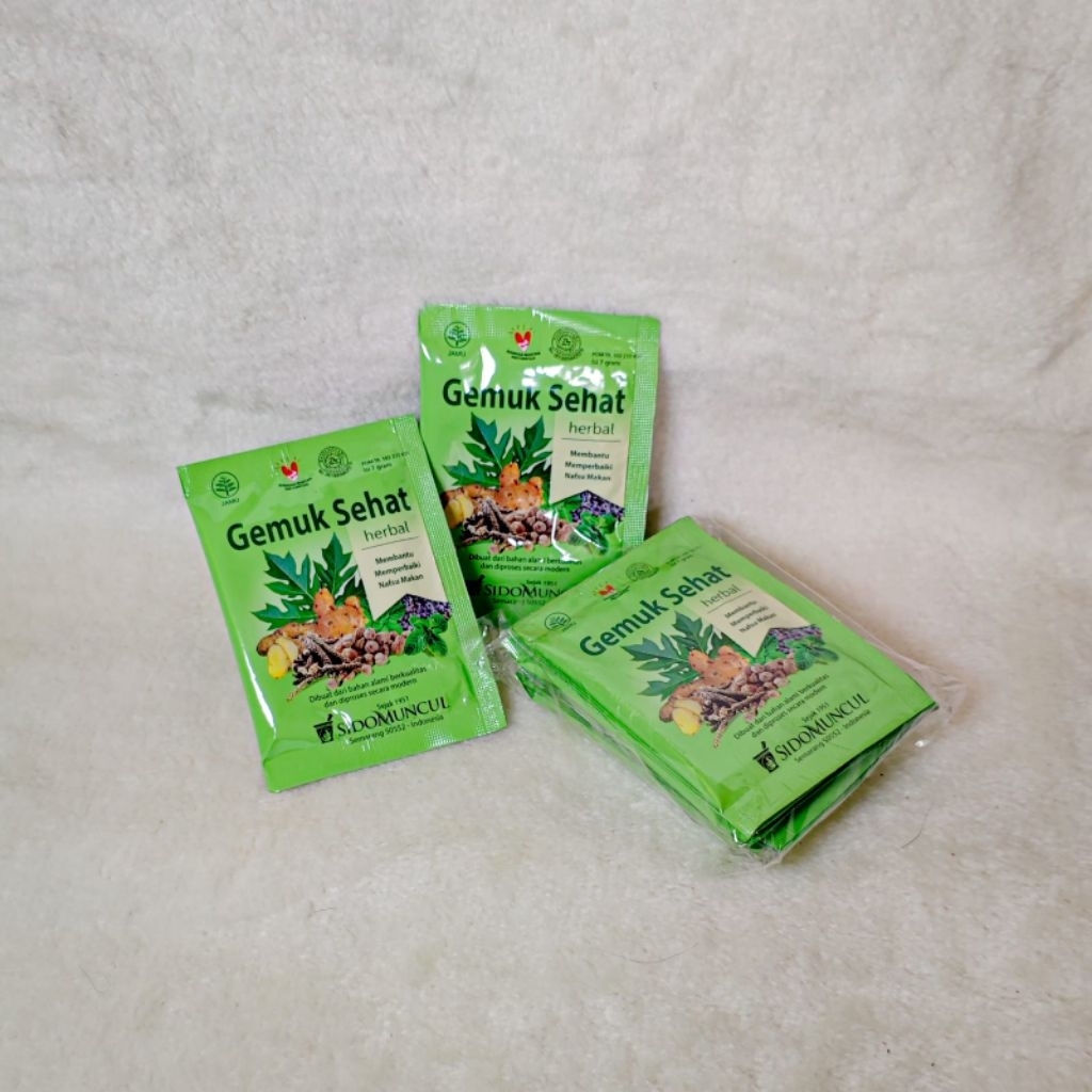 jamu gemuk sehat sidomuncul