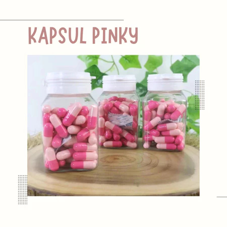 PIL PINK ORIGINAL PELANGSING TERBUAT DARI BAHAN ALAMI ISI 30KAPSUL OBAT DIET