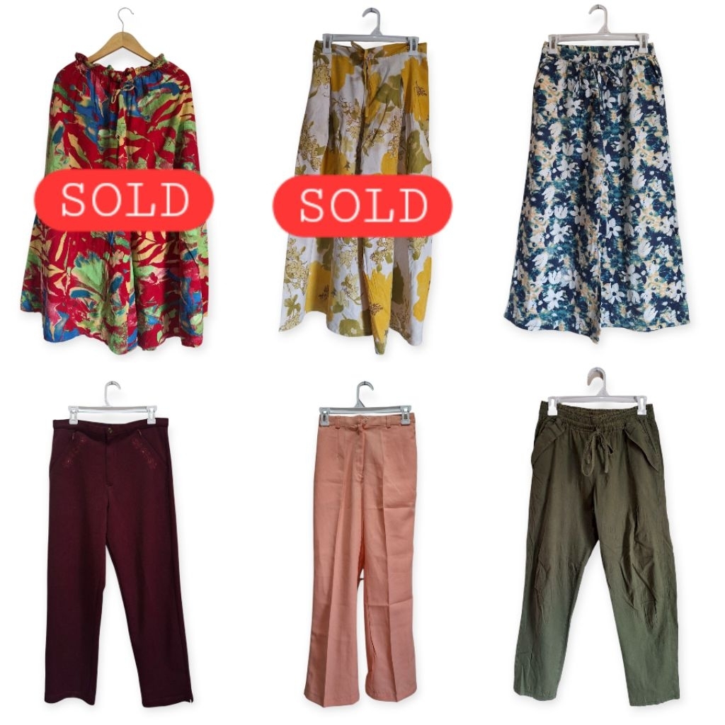 Rok Celana Panjang Kulot Jogger Skinny Formal Kantor Y2K Grunge Gothic Cottagecore Coquette