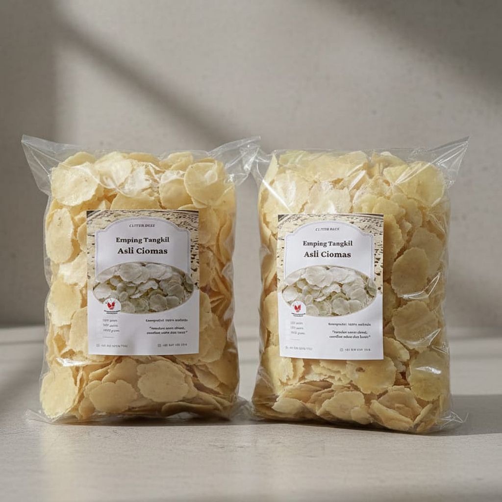 EMPING MELINJO MENTAH KERING / EMPING TANGKIL ASLI CIOMAS ORIGINAL TIPIS KERING, SERANG - BANTEN