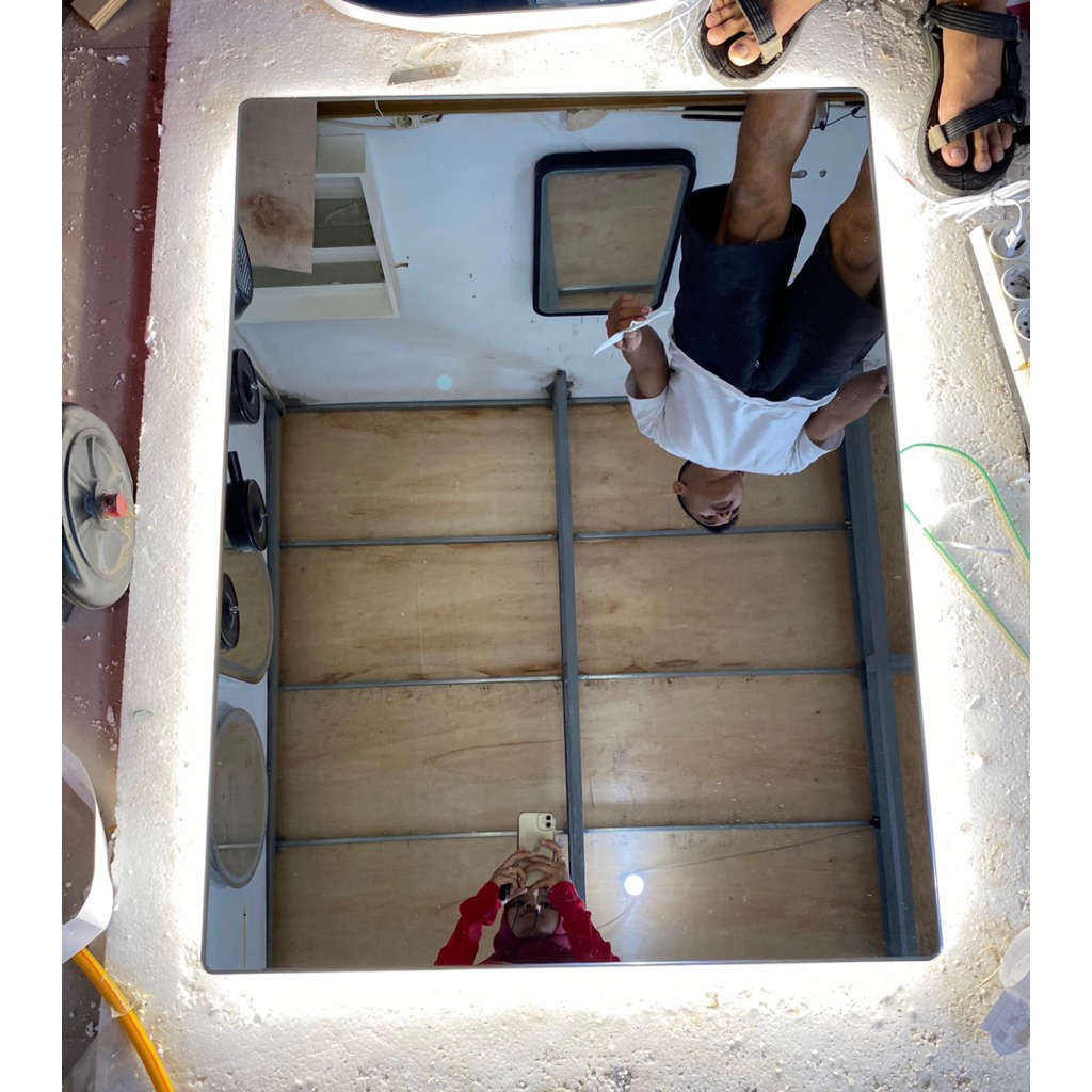 SPECULO Cermin Led Backlight 60 x 80