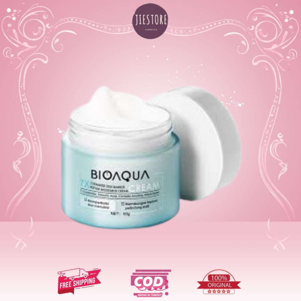BIOAQUA 7X Ceramide Skin Barrier Repair Moisturizer Cream 50g Pelembab Wajah Cream Pemutih Wajah Day