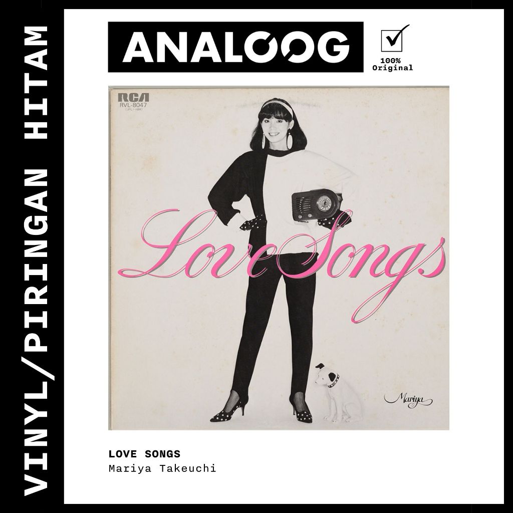 (VINYL/PIRINGAN HITAM) MARIYA TAKEUCHI - LOVE SONGS.