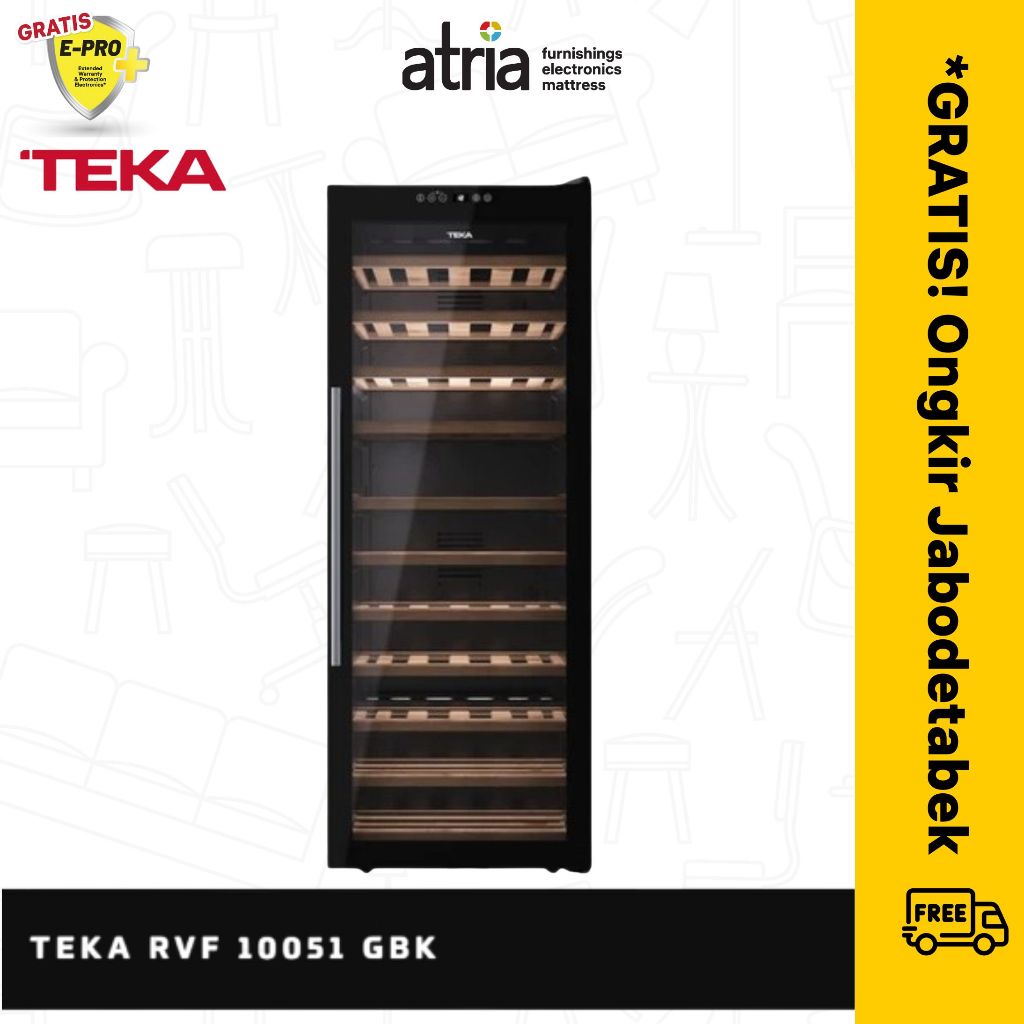 TEKA RVF 10051 GBK - WINE CHILLER / KULKAS WINE FD