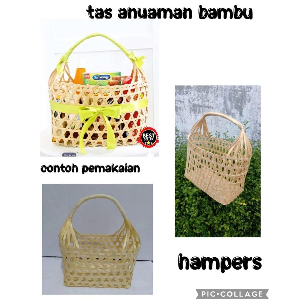 tas anyaman bambu/tas hampers