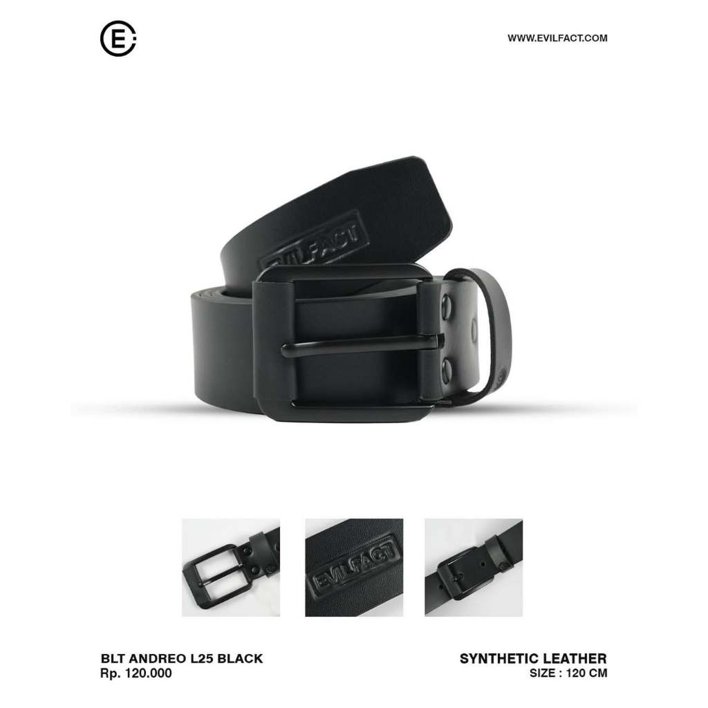 EVIL ARMY BELT - BLT ANDREO L25 BLACK