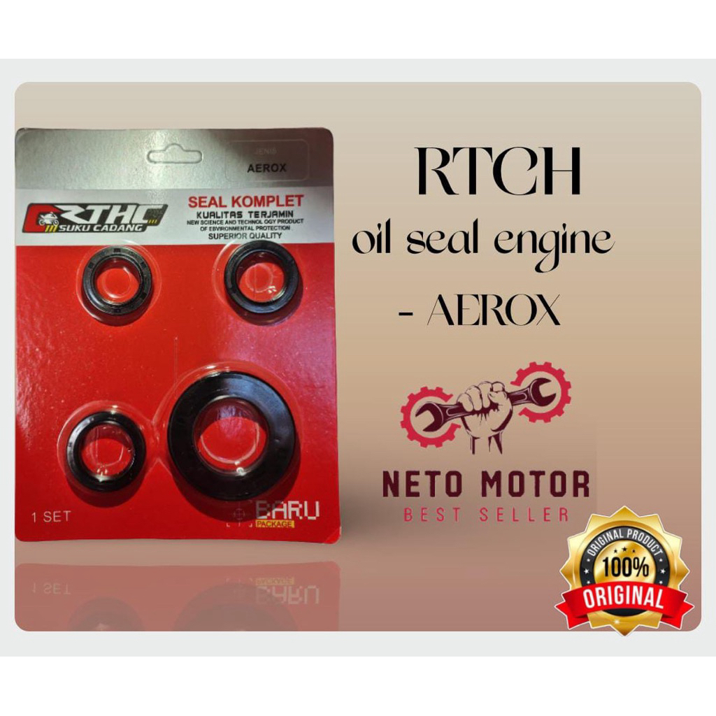 SEAL SIL MESIN AEROX/OIL SEAL KIT/OLI SEAL KIT AEROX RTCH SEAL ASSY