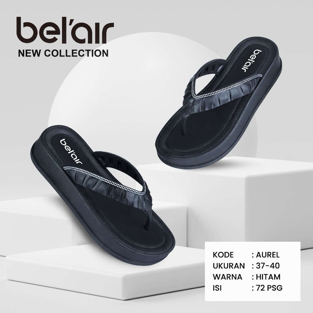 Bel’air Sandal Wanita Japit / SANDAL KARET WANITA