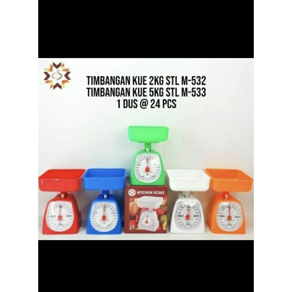 Timbangan Kue 2kg / Timbangan Kue 5kg / Timbangan Analog / Timbangan Kue Serbaguna Manual / Timbanga