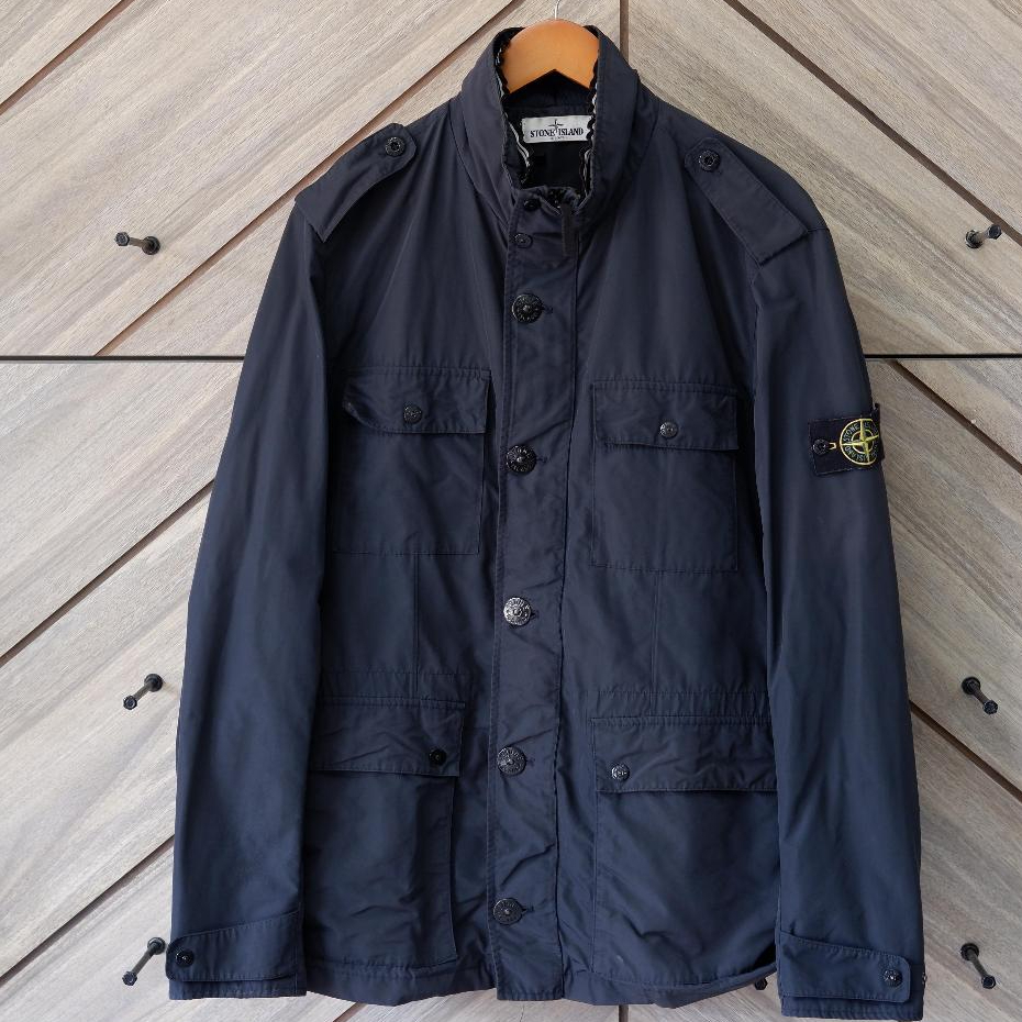 STONE ISLAND JACKET MICRO REPS BLACK