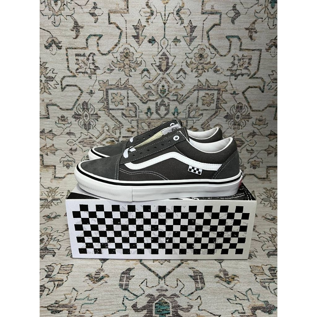 VANS SKATE OLD SKOOL PEWTER WHITE
