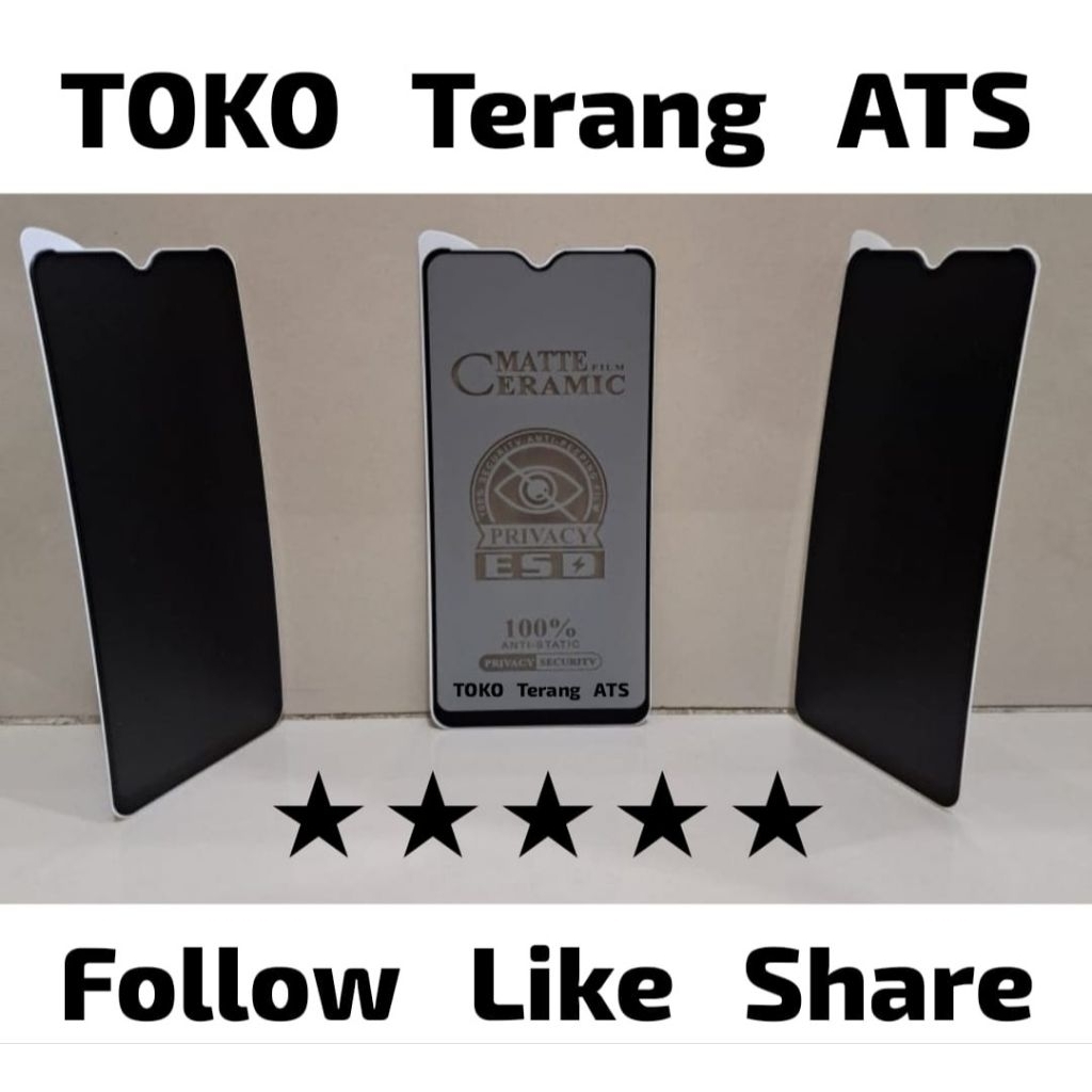 Anti Gores Hitam Spy Ceramics Tipe VIVO V11 VIVO V11 PRO VIVO Y91 VIVO Y91I VIVO Y91C VIVO Y93 VIVO 