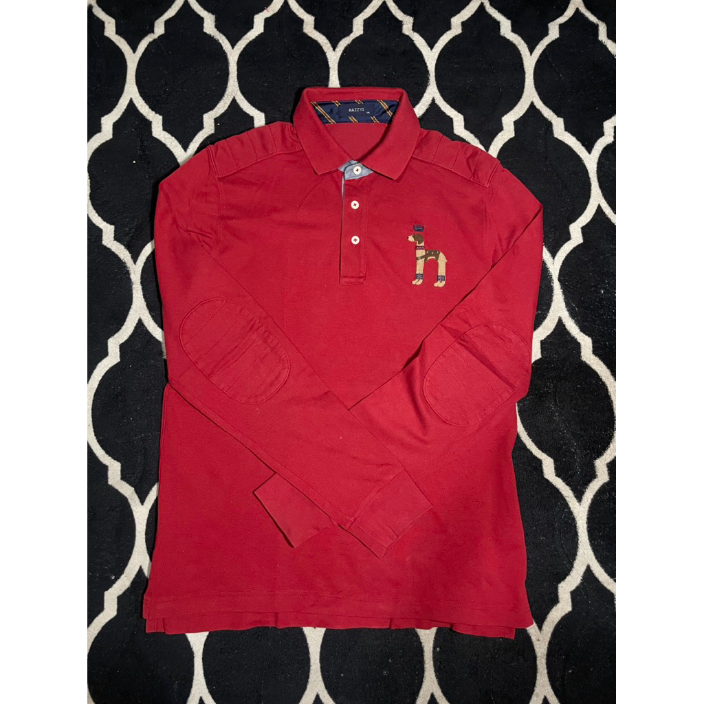 POLO SHIRT LONG SLEVEE HAZZYS SECOND