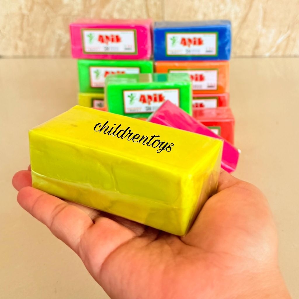 Kerak lilin Tambal banjir,mainan Plastisin Jumbo, Kerak lilin sedang