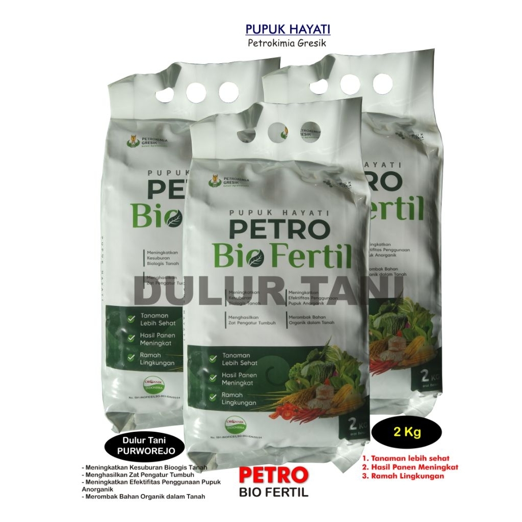 Pupuk Petrobio Fertil 2 kg Petrokimia Gresik