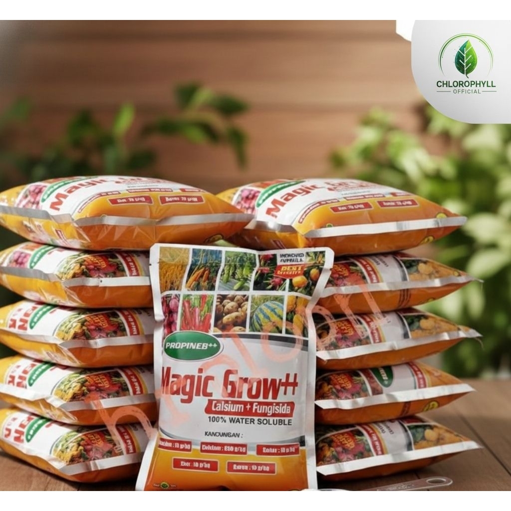 Pupuk Kalsium Magic Grow plus fungisida 1 kg / CASPER Calsium Super Larut Sempurna Plus Propineb Ant