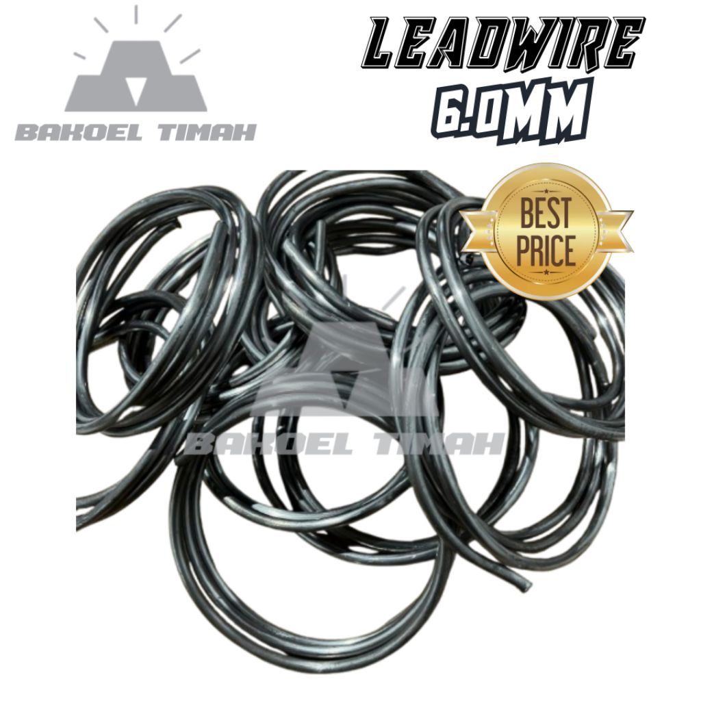 Leadwire lead wire 6.0MM kawat timah murni pure ukuran 6.0MM
