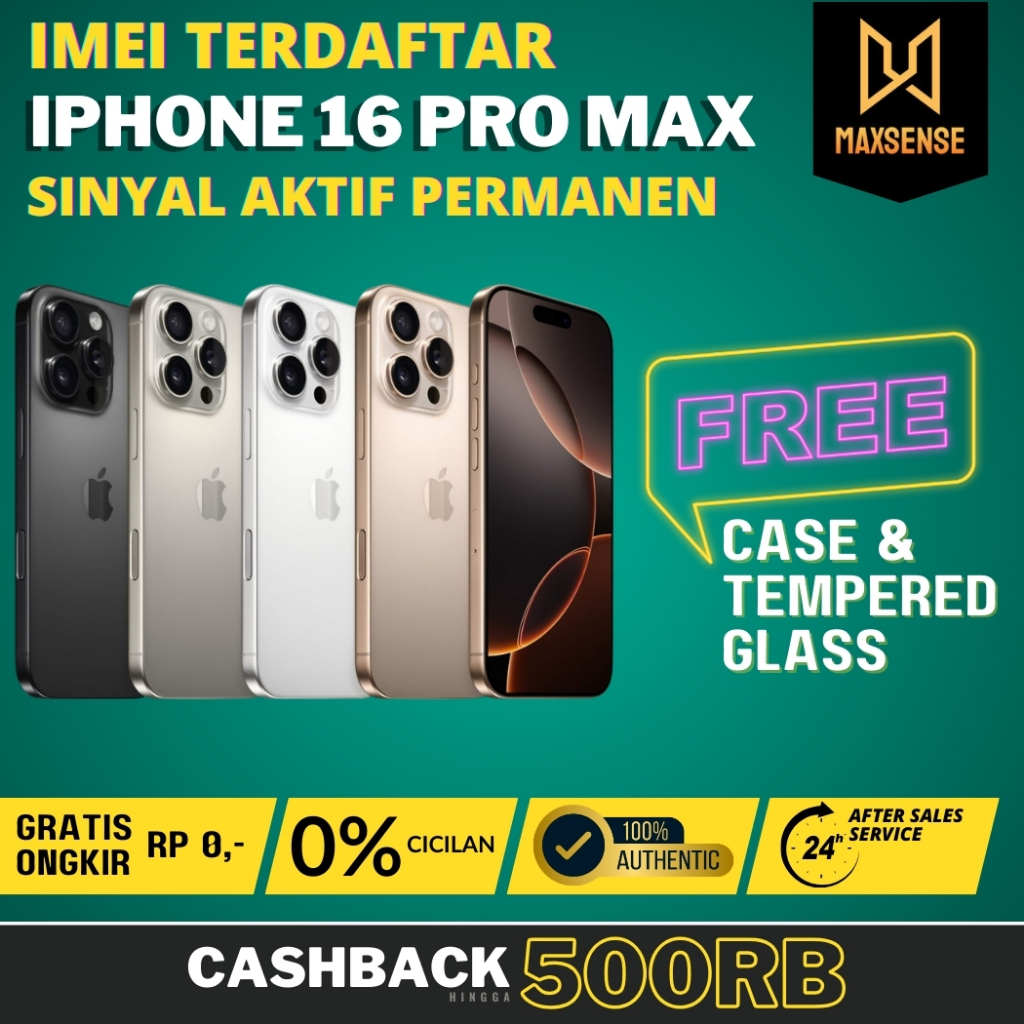 IPhone 16 Pro Max | iPhone 16 Pro iBox 1TB 512GB 256GB 128GB Second Original Fullset Nominus